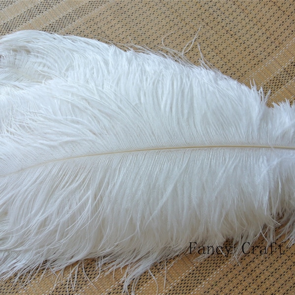 white ostrich feather 100 pcs 5-22inches for wedding party centerpiece decor craft supply