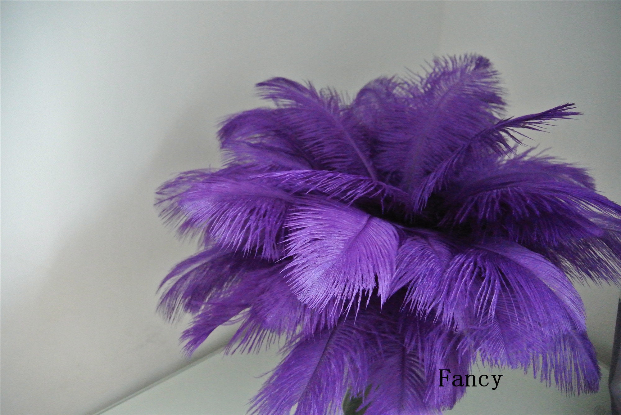 Purple Ostrich Feather Ostrich Plume 100 Pcs for Wedding Party Etsy