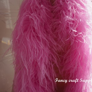 22 colors bright pink OSTRICH Feather Boa 19 ply Dancing dress Wedding Crafting halloween custom supply