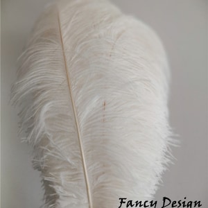white ostrich feather 22-24inches 50 pcs for wedding party centerpiece decor craft supply feather fan supply