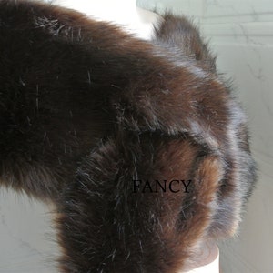 dark brown dark coffee faux fur bridal wrap Bridal Faux Fur Stole bridal Fur Shawl Cape wedding faux fur wrap shrug