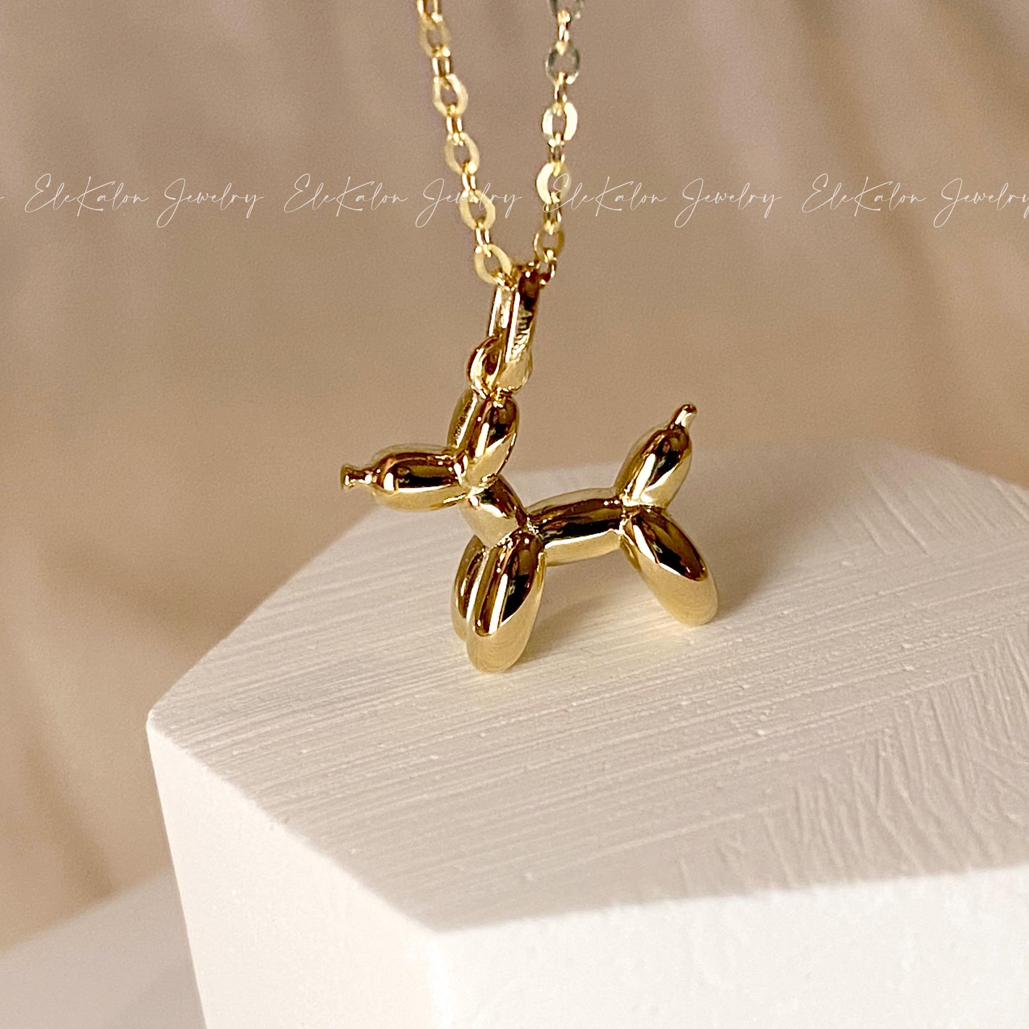 ghost balloon dogネックレス ghost balloon dogs gold/バルーンドックネックレスゴールド ghost