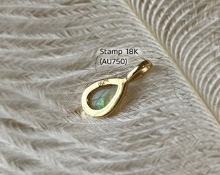 Navachi Collana Ciondolo Cigno Volante In Opale E Cristalli - Placcata Oro 18K, 40,6+5,1 Cm