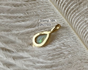 Navachi Collana Ciondolo Cigno Volante In Opale E Cristalli - Placcata Oro 18K, 40,6+5,1 Cm