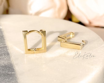 ピアス 10K Gold Tiny Shiny Finish Hoop Earring For Men & Women ピアス 10K Gold Tiny Shiny Finish Hoop Earring For Men
