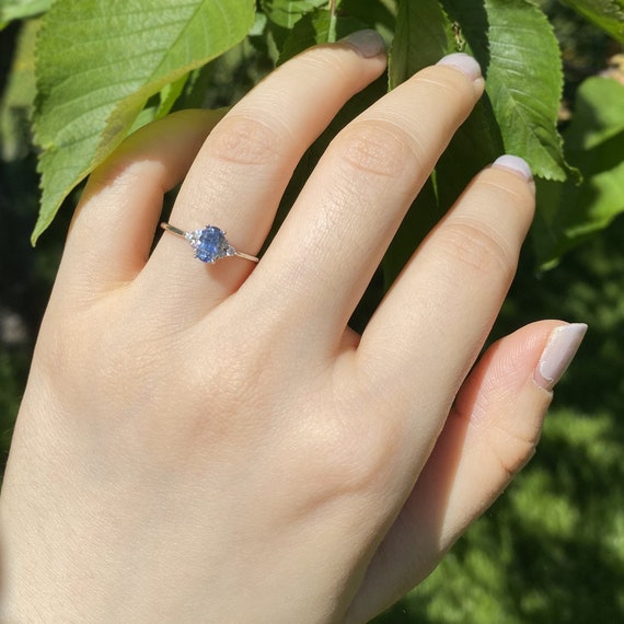 Colored sapphire hotsell engagement rings