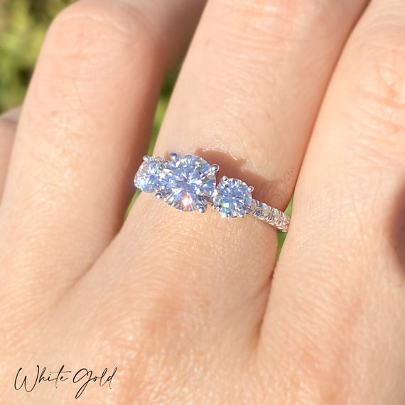 3 carat past present future ring deals