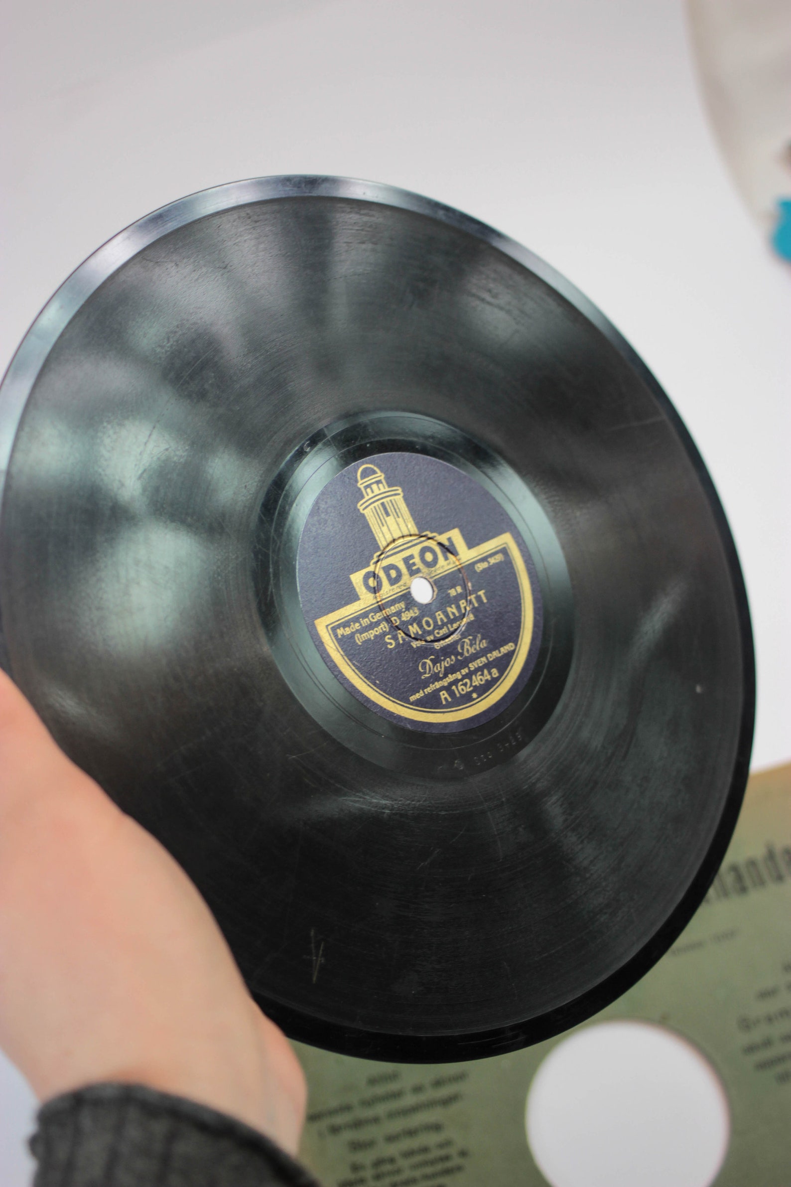 RARE 20s Shellac Record Odeon German Import Record Vals Record Etsy