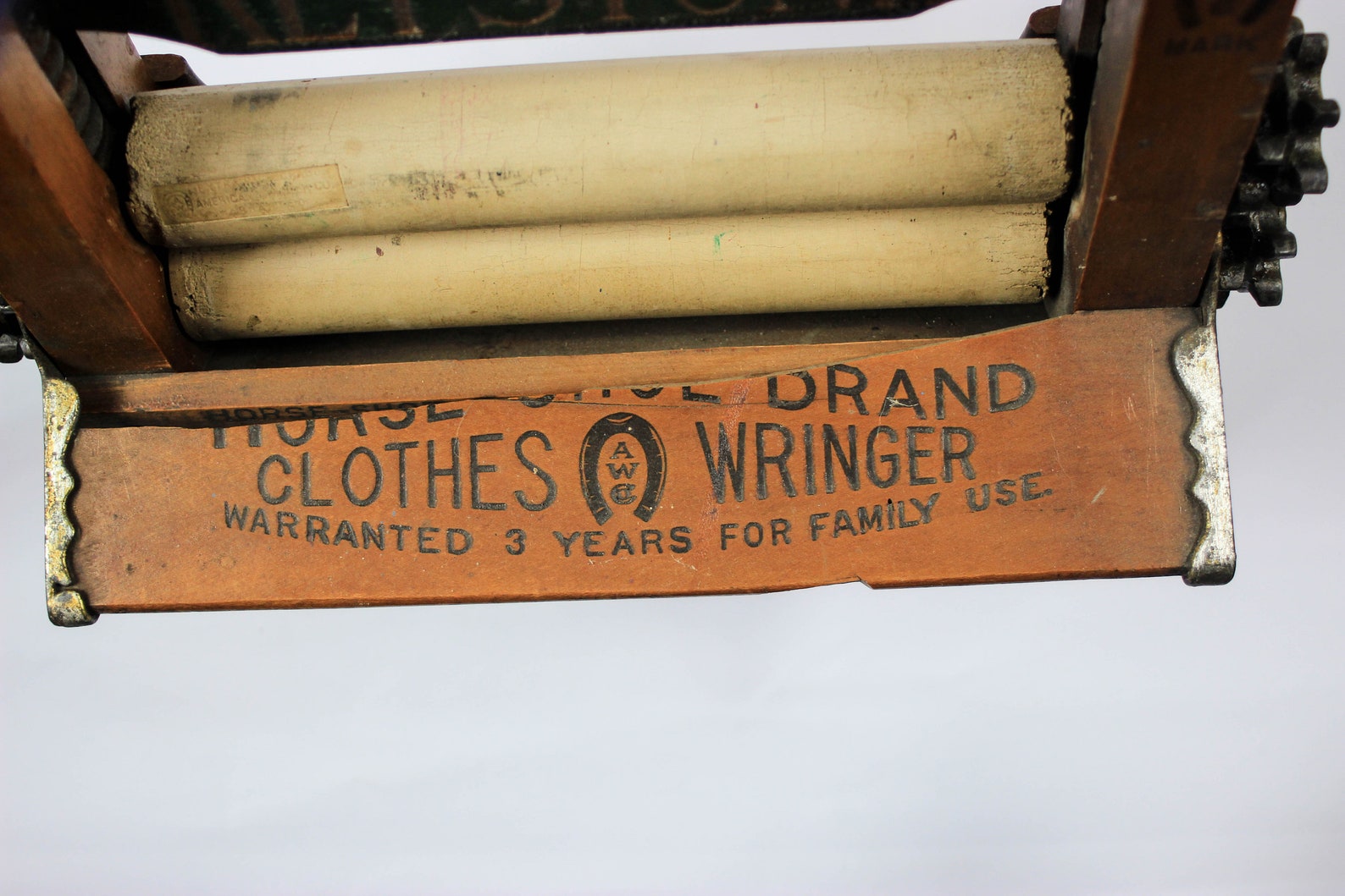 Antique Wringer Horse Shoe Brand American Keystone Wringer 310