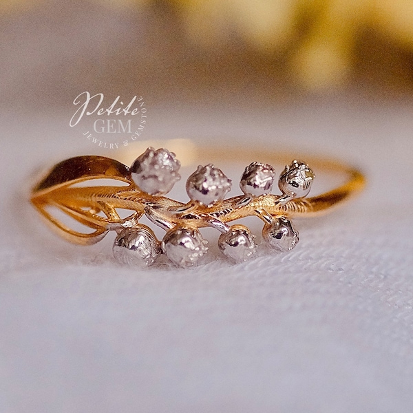 Lily of the Valley Ring Etsy