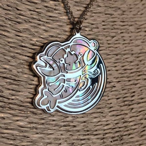 Zodiac sign Scorpio in 925 anti allergic silver and natural mother of pearl background, astrological zodiac signs