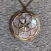 Bracciale snodato Sassi charms argento 925 e bronzo - BA108 - Mandile Gioielli