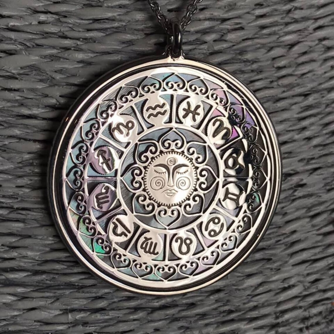 NKlaus 925 Ciondolo d'argento Sterling Oroscopo Segno Zodiacale Bilancia Zodiaco 6323 NKlaus 925 Ciondolo d'argento Sterling Oroscopo Segno Zodiacale Bilancia Zodiaco 6323
