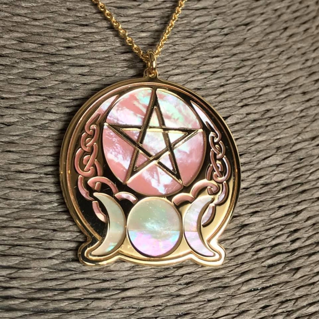 Gatto Su Un Manico Di Scopa, Stregoneria Pagana Wiccan Delle Streghe, Splendido Regalo Gioielli Wiccan Regalo Di Halloween - Foto 10