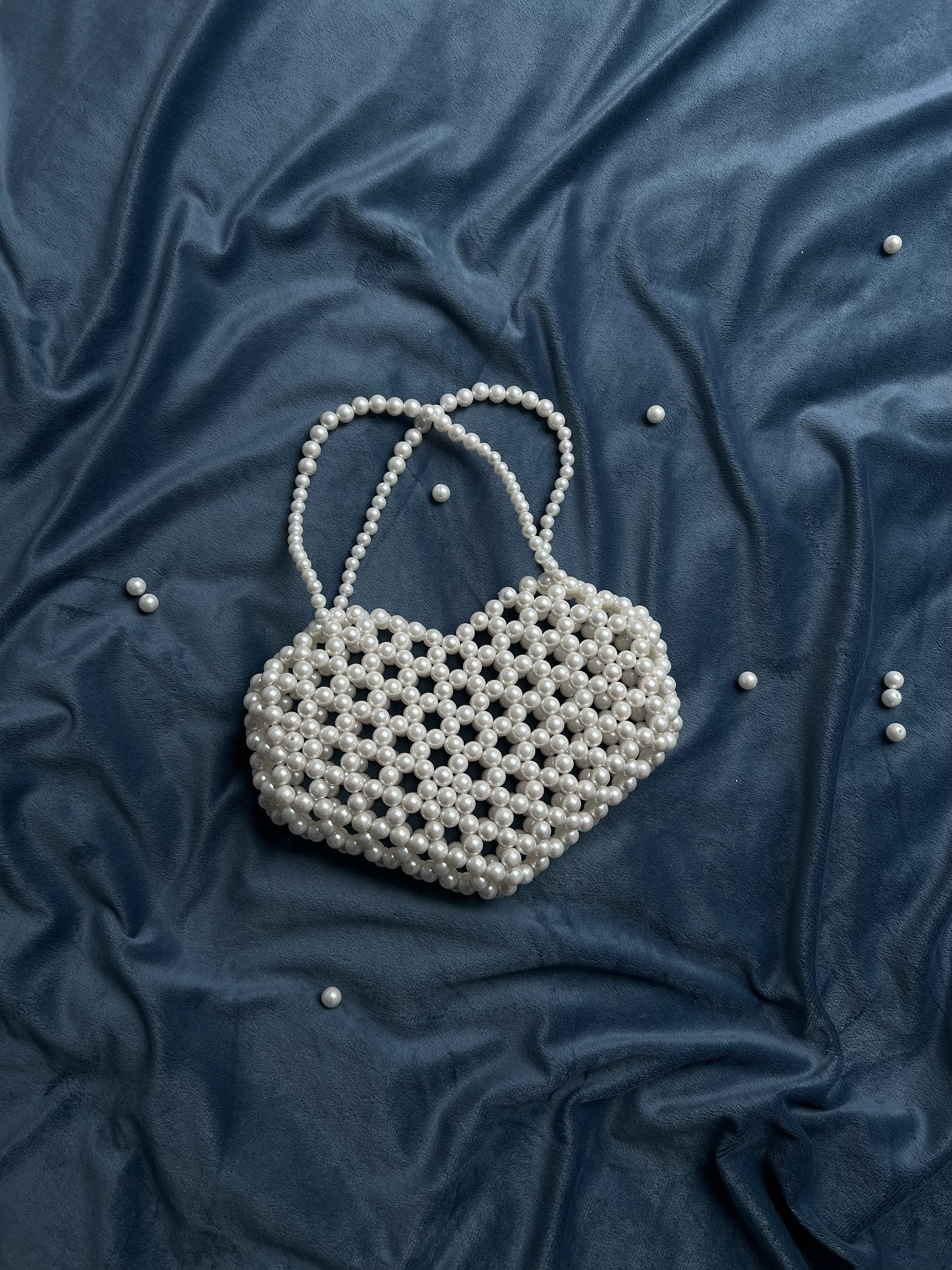 Pearl Heart Bag - Etsy