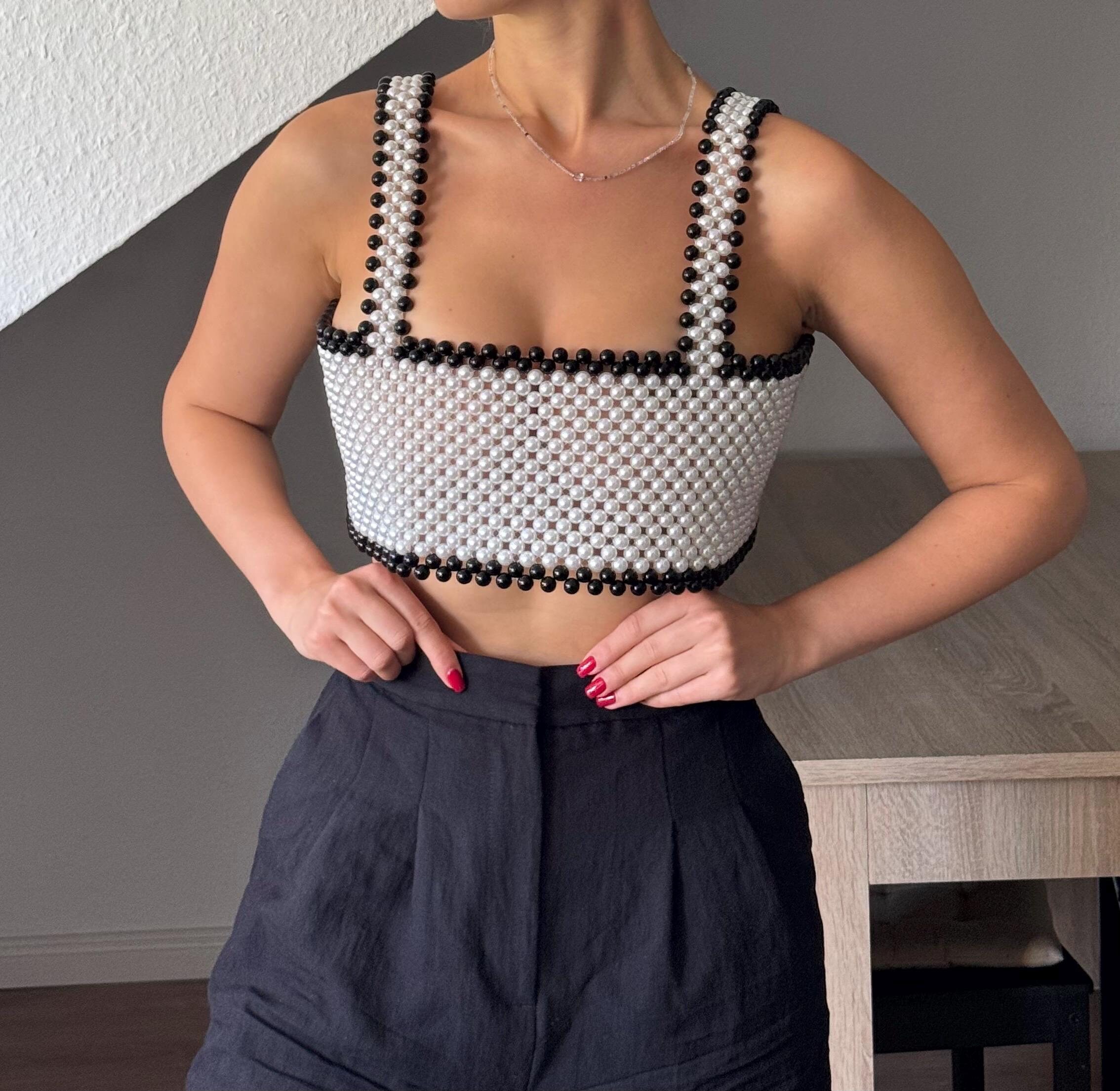 ★CRANK★PEARL BUSTIER PRINTING TOP_WHITE ★正規品/送料込 Original Pearl Snaps – The Buckskin Babes