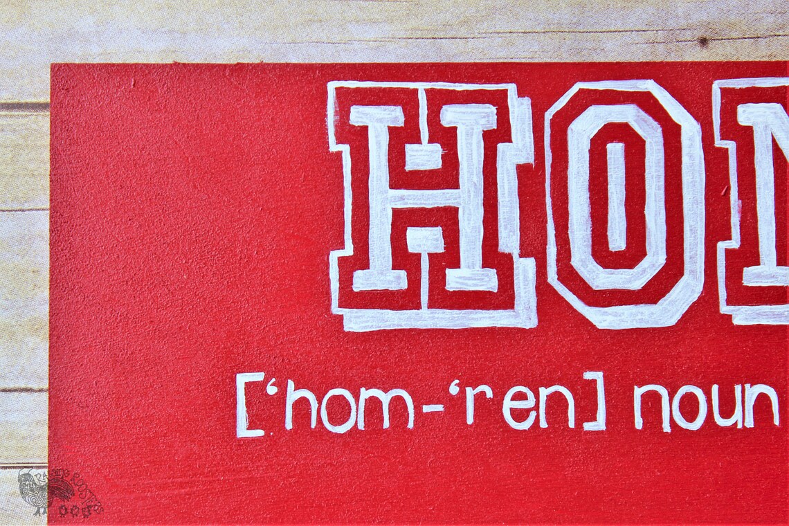 Home Run Definition Wood Sign Boys Room Perfect for Any Etsy