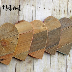 Conversation Hearts Wood Hearts Valentine's Day Decor Lawn Art Valentine Heart Stakes SET of 3 image 4