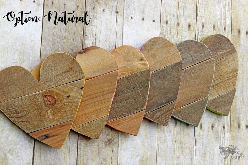 Conversation Hearts Wood Hearts Valentine's Day Decor Lawn Art Valentine Heart Stakes SET of 3 image 4