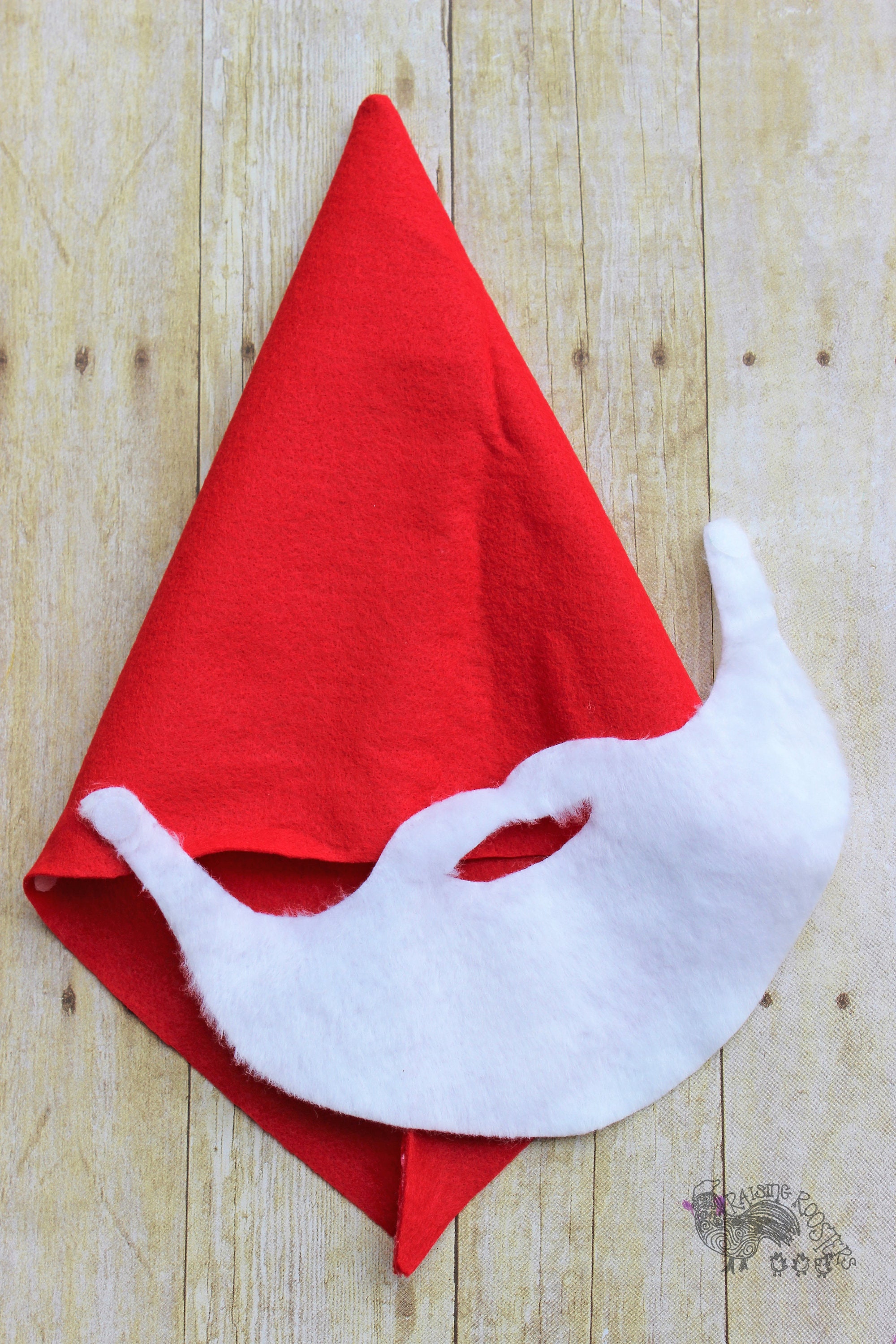 red gnome hat with beard