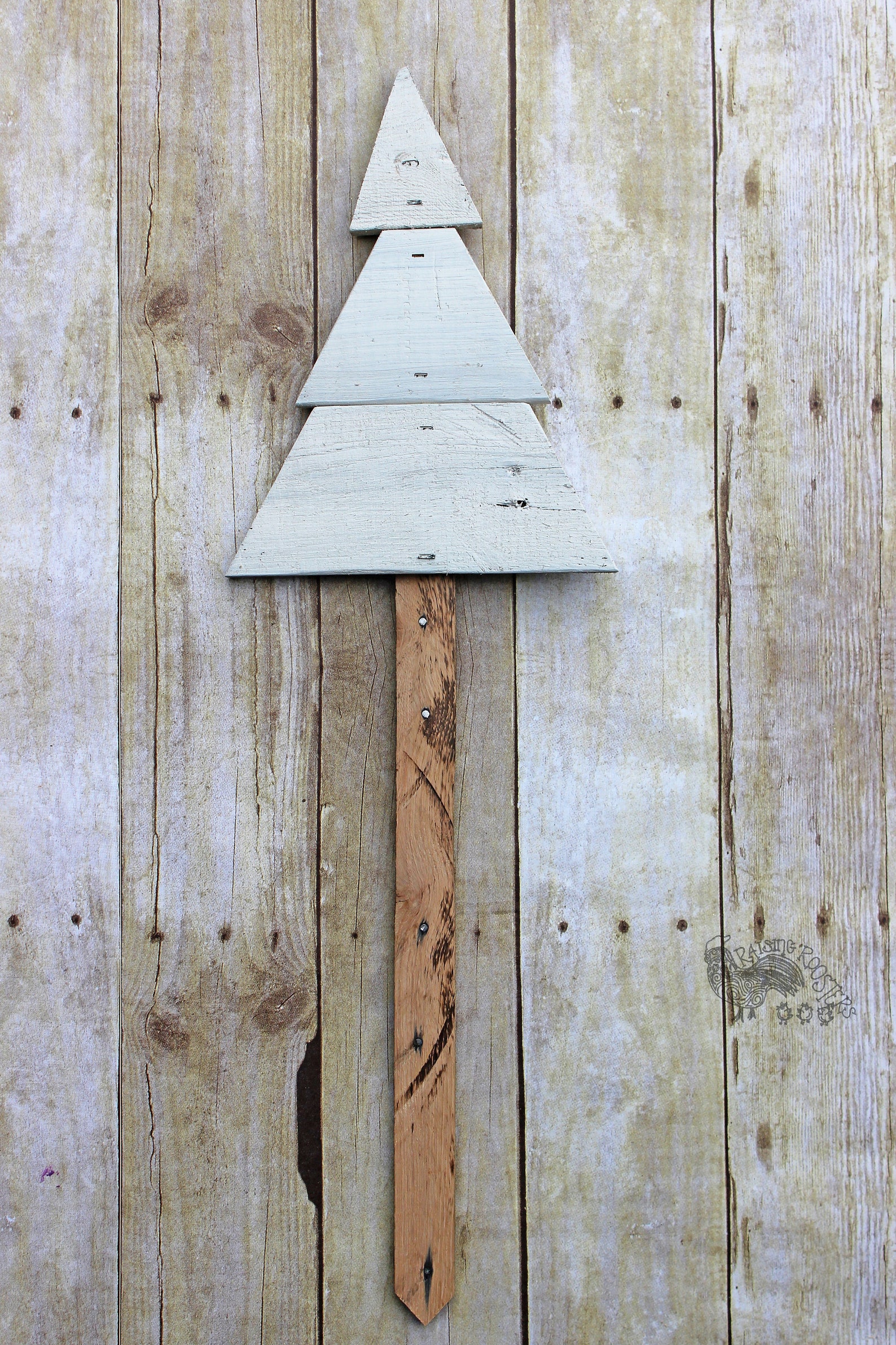 Christmas Tree Yard Stakes Outside Christmas Decorations Etsy