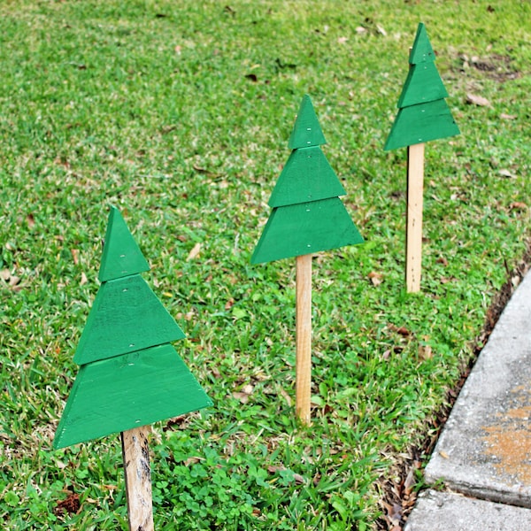 Christmas Lawn Decorations Etsy