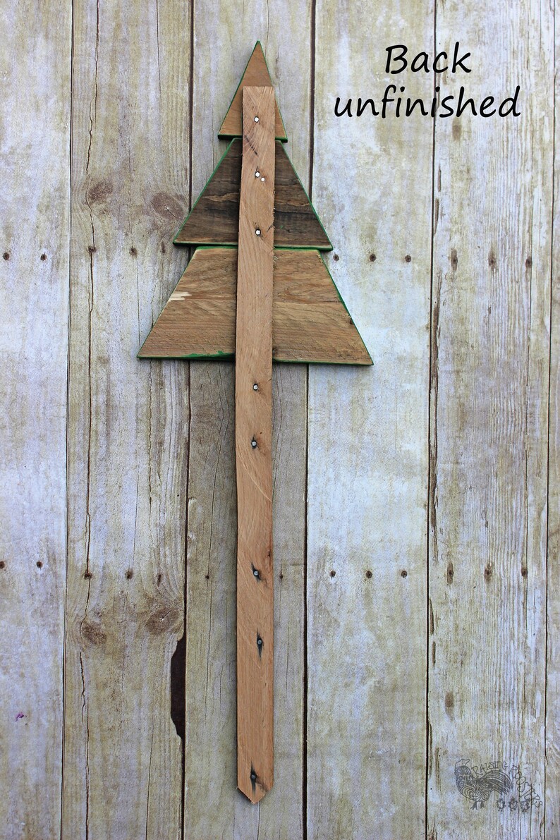 Christmas Tree Yard Stakes Outside Christmas Decorations Etsy