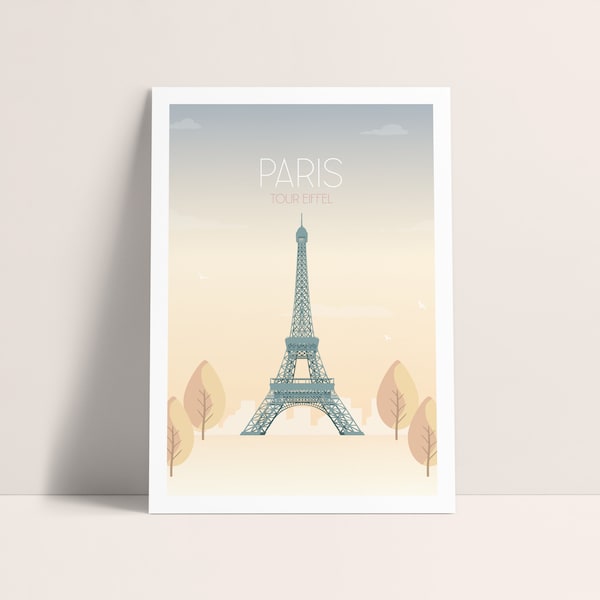 Affiche PARIS TOUR EIFFEL