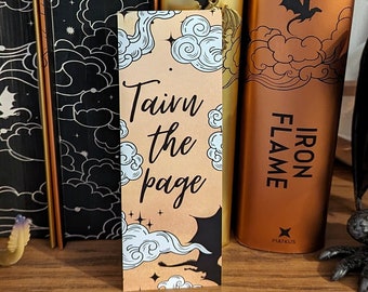 Tairn the Page Bookmark: Fourth Wing Dragon Fantasy Card