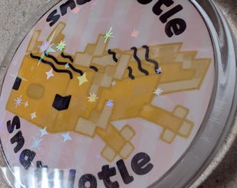 Snaxalotle french fancie sparkly badge