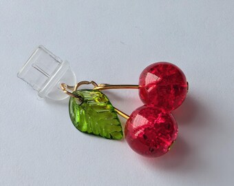 Cherry charm kindle dust plug cover - USBC charms for devices
