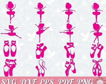 ballerina silhouette etsy