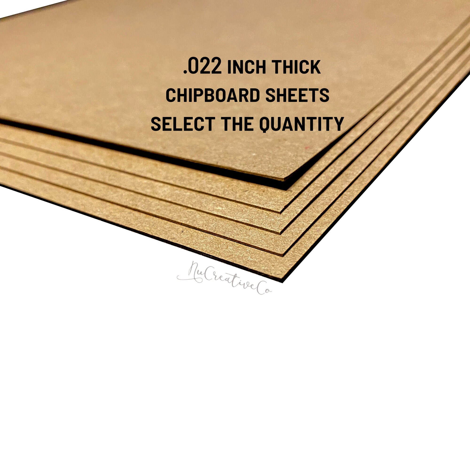 Chipboard Letter Size Sheets 8.5 X 11 & .022 Inch Thick Kraft Etsy