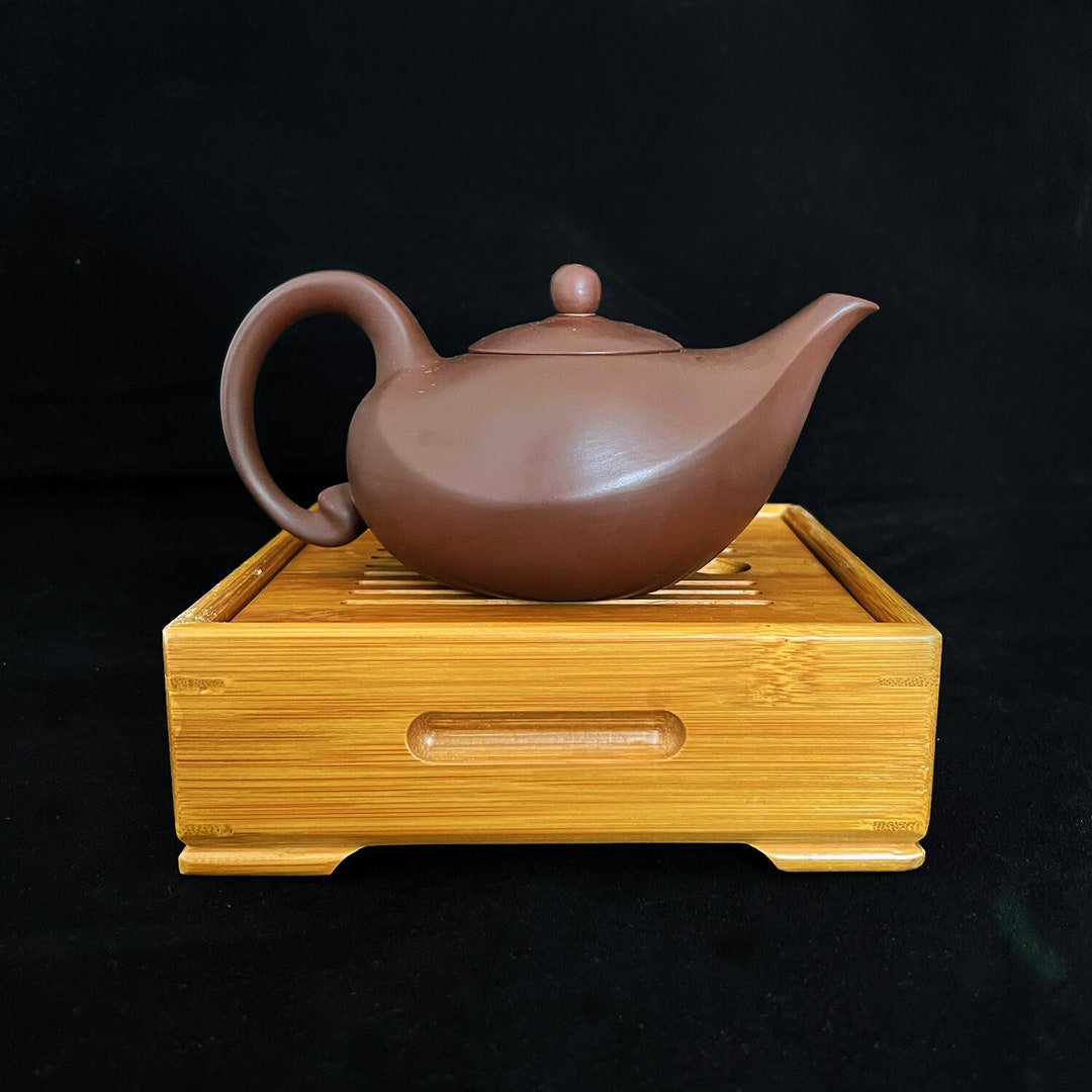Handgefertigte Yixing-Teekanne (Zisha) – 193 Ml, Aus Violettem Ton, Für Oolong, Pu-erh, Grüntee