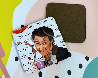 Mrs Doyle "ah go on, go on" Coaster // Funny Father Ted, Ireland, Irish TV, Tea Lady Gift