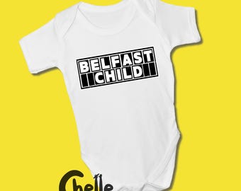 Belfast Child Baby Grow // Street Sign Northern Ireland