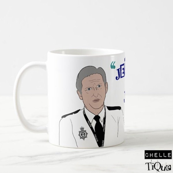 Jesus, Mary, Joseph und der kleine Esel Ted Hastings Tasse // Line of Duty, Nordirland, PSNI, Lustiges Geschenk