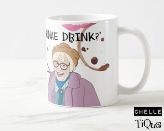 Still Game Isa "People Huv Tae Know" Mug // Craiglang, Scotland, Glasgow, Gossip, Funny Mug, Gifts for Her Him