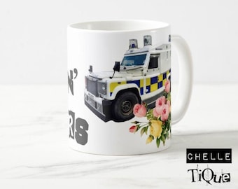 Uppa F*#ckin' Peelers Mug // Northern Ireland, Funny Mug, Police Mug, Mug Gift