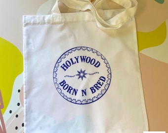 Holywood Born N Bred Re-useable Shopping Shoulder Tote Bag // County Down, Northern Ireland, Small Northern Irish Town, Neds Pub The Maypole