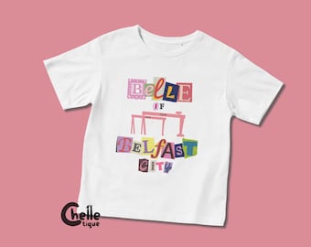 Belle of Belfast City Kids T-Shirt // Northern Ireland, Harland & Wolff Cranes