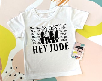 Beatles Hey Jude Tribute Kids T-shirt // Fab Four, Liverpool