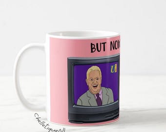 Julian Simmons “And Now on the UTV” Mug // Funny Northern Ireland, Northern Irish TV Presenter Broadcaster