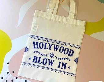 Holywood Blow In Small Lunch Tote Bag // Delft Pottery Inspired, County Down, Northern Ireland, Small Northern Irish Town, Belfast Lough