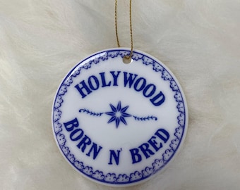Holywood Born n Bred Ceramic Hanging Ornament // County Down, Northern Ireland, Neds Bar, The Maypole, Small Northern Irish Town