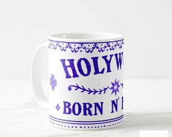 Holywood Born n Bred Ceramic Mug // County Down, Northern Ireland, Neds Bar, Johnny The Jig, The Maypole, Small Northern Irish Town