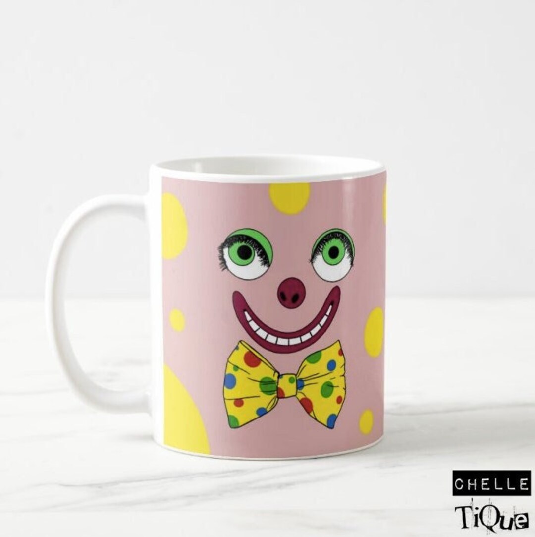 Mr Blobby Mug // Crinkley Bottom, Noel Edmonds House Party, Funny 90's