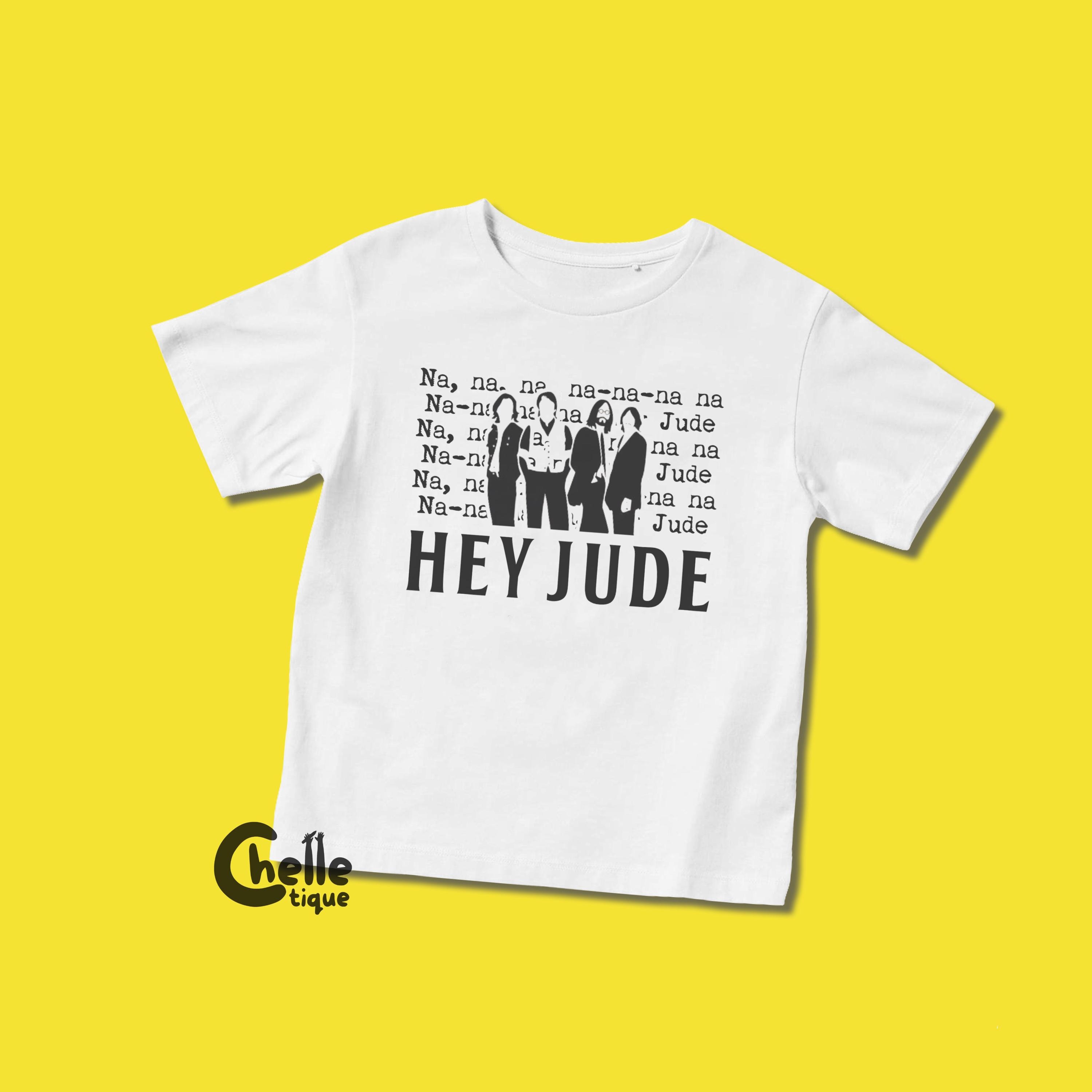 Beatles Hey Jude Tribute Kids T-shirt // Fab Four, Liverpool, Kids