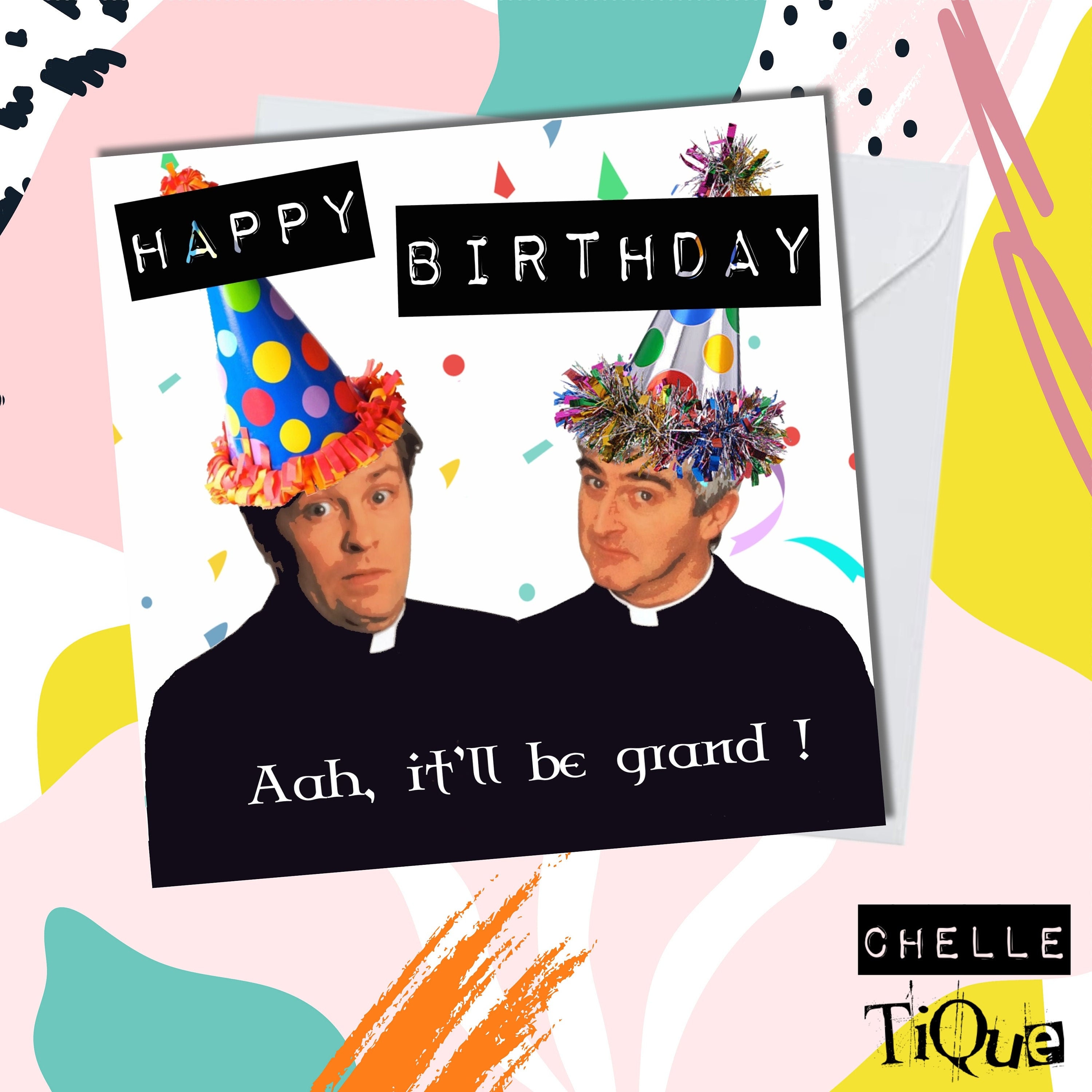 Father Ted & Dougal Birthday Card // Father Ted Irish TV SHOW | Etsy