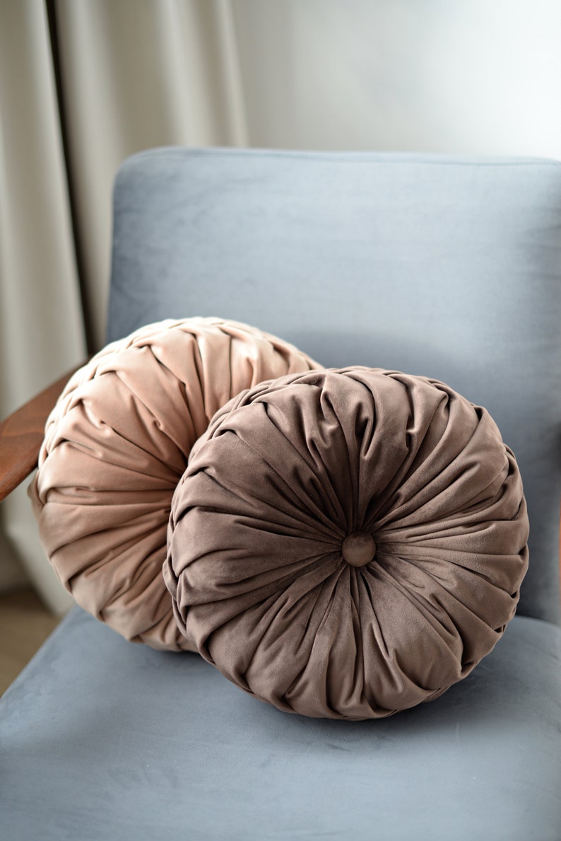 Brown Bed Pillow Chocolate Brown Throw Pillows Luxurious Etsy